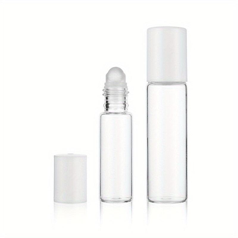 Refillable Glass Roll On Bottles for Essential Oils 10ml and 5ml Sizes