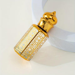 12ml Golden Glass Roller Bottles With Crown Cap