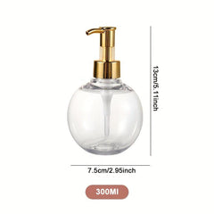 220ml Travel Bottle Clear Lotion Dispenser Press Pump Sub bottling