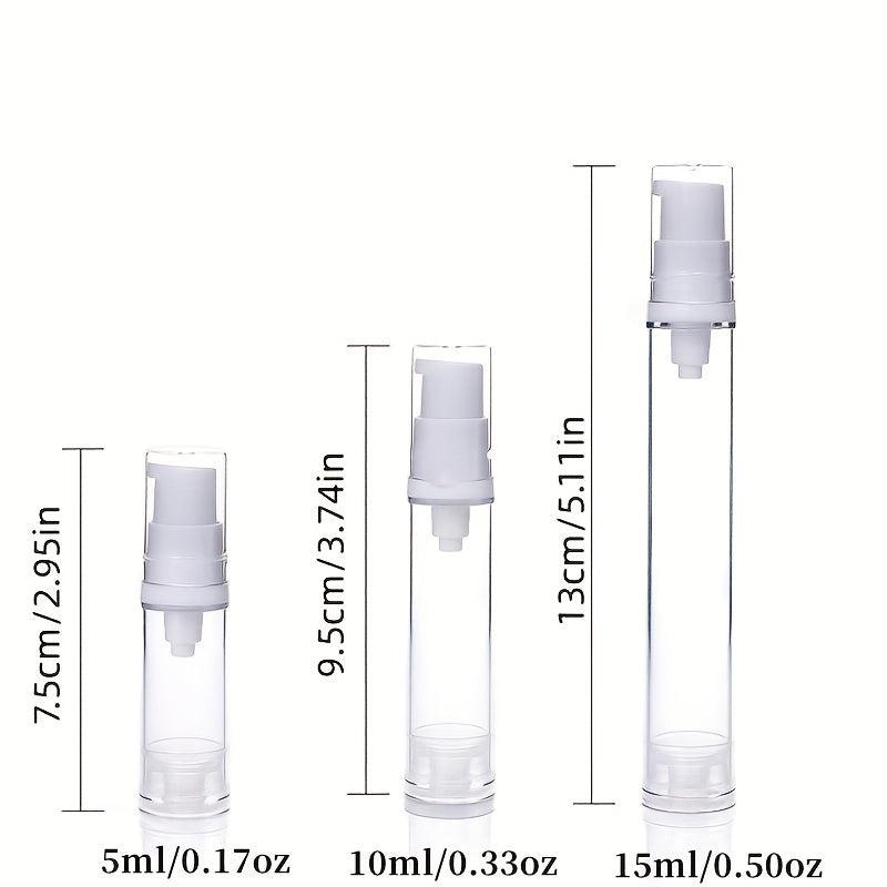 3PCS Airless Pump Bottles Lotion Dispenser Bottle Travel Cream Pump Bottles