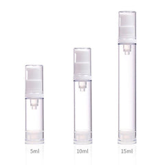 3PCS Airless Pump Bottles Lotion Dispenser Bottle Travel Cream Pump Bottles