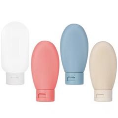 Leak Proof Silicone Travel Bottles Set for Toiletries On The Go