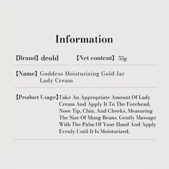 Moisturizing Jar Lady Cream Holiday Gift