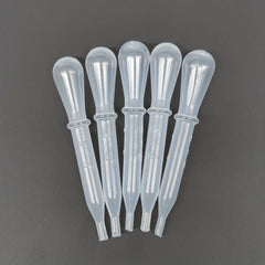5pcs 1.5ml Disposable Plastic Transfer Pipettes Eye Dropper