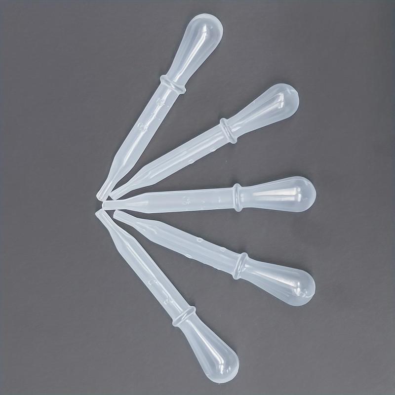 5pcs 1.5ml Disposable Plastic Transfer Pipettes Eye Dropper