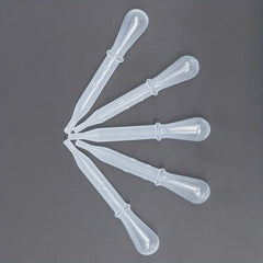 5pcs 1.5ml Disposable Plastic Transfer Pipettes Eye Dropper