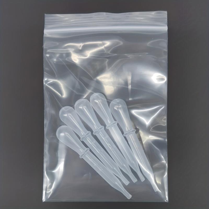 5pcs 1.5ml Disposable Plastic Transfer Pipettes Eye Dropper