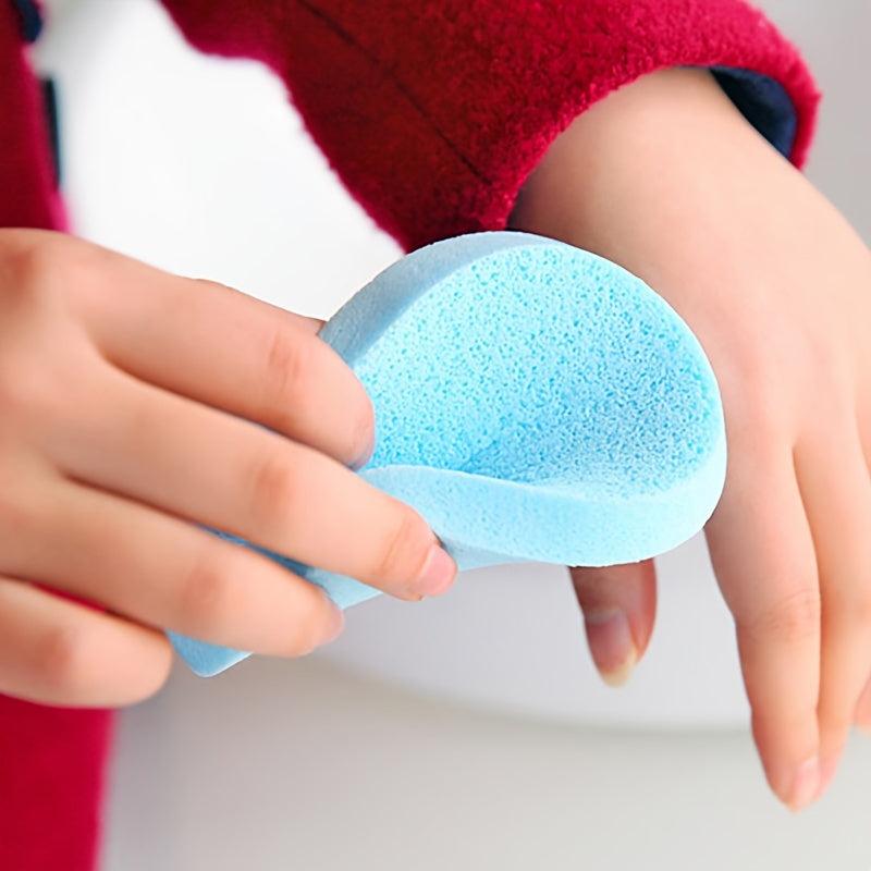 3pcs Thickened Facial Cleansing Sponge Seaweed Cleansing Puff