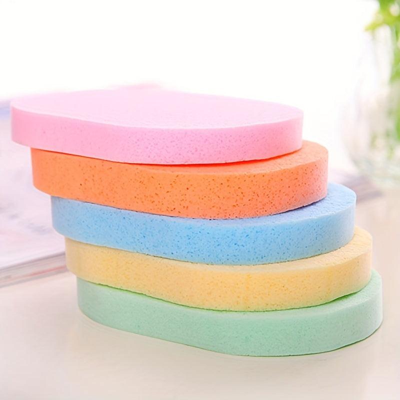 3pcs Thickened Facial Cleansing Sponge Seaweed Cleansing Puff
