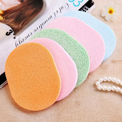 3pcs Thickened Facial Cleansing Sponge Seaweed Cleansing Puff