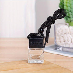 8ml Car Aromatherapy Bottle Pendant - Square Empty Clear Essential Diffuser