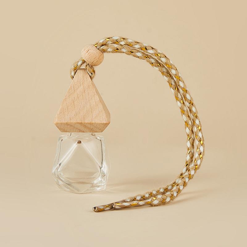 Car Air Freshener Diffuser Clear Glass Empty Refillable Vials 8ml