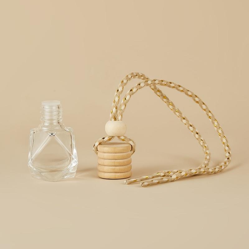Car Air Freshener Diffuser Clear Glass Empty Refillable Vials 8ml