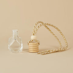 Car Air Freshener Diffuser Clear Glass Empty Refillable Vials 8ml