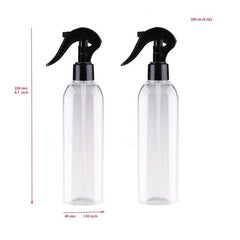 2 Pack Clear Spray Bottle For Hair Plant Mister Spray Bottle