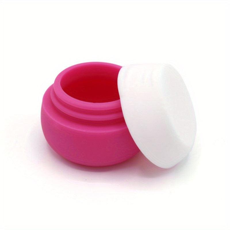 25ML Travel BPA Silicone Cream Jars Portable Dispenser Cream Bottles
