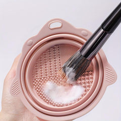 Silicone Makeup Brush Cleaner & Bowl Set