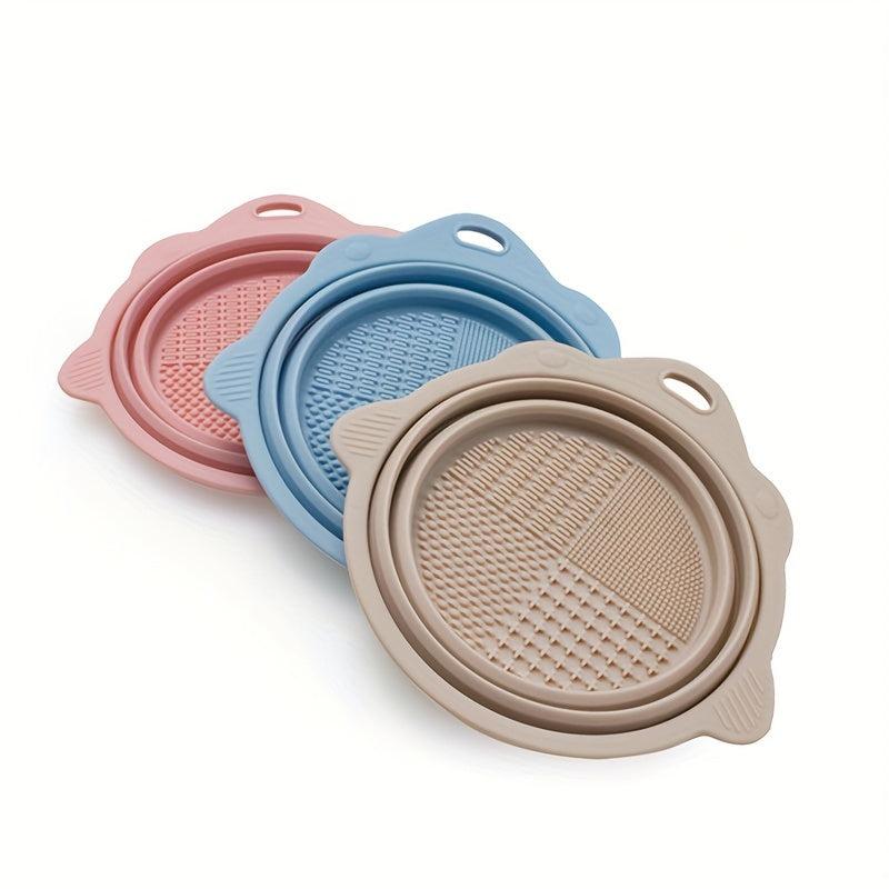 Silicone Makeup Brush Cleaner & Bowl Set