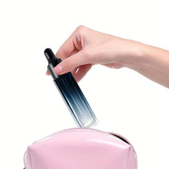 1pc Glass Dropper Bottle 0.27oz Square Dropper Perfume Bottle With Lid