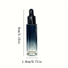 1pc Glass Dropper Bottle 0.27oz Square Dropper Perfume Bottle With Lid