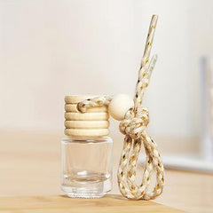 6ml Car Air Freshener Perfume Bottle Clear Empty Hanging Car Diffuser Bottle