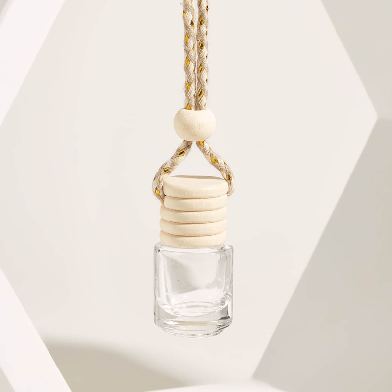 6ml Car Air Freshener Perfume Bottle Clear Empty Hanging Car Diffuser Bottle