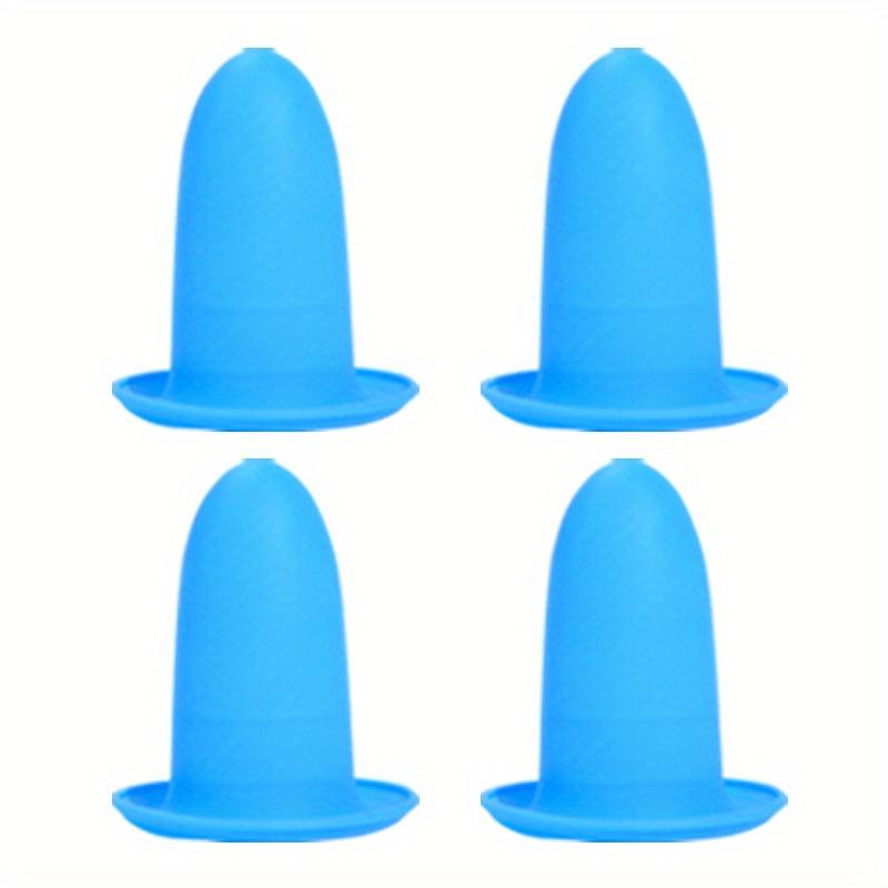4Pcs Leak-proof Silicone Bottle Covers for Travel Toiletries