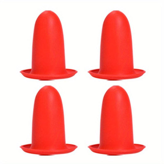 4Pcs Leak-proof Silicone Bottle Covers for Travel Toiletries