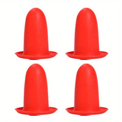 4Pcs Leak-proof Silicone Bottle Covers for Travel Toiletries