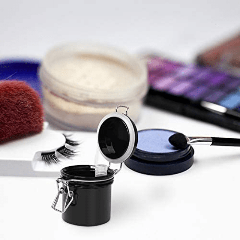Activated Carbon Eyelash Glue Storage Tank Leak-proof Cosmetic Jar