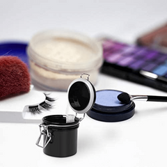 Activated Carbon Eyelash Glue Storage Tank Leak-proof Cosmetic Jar