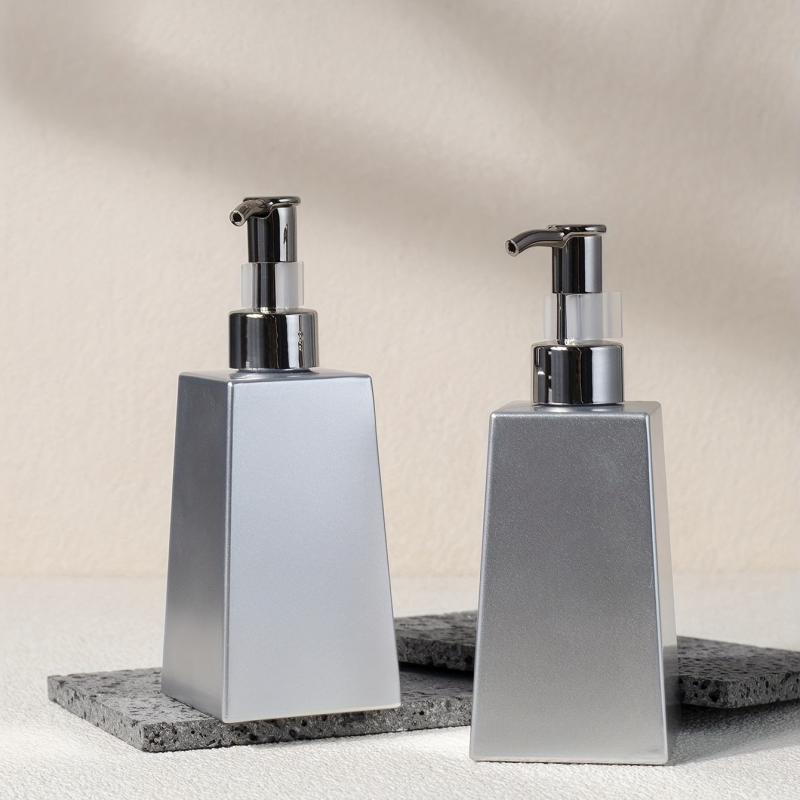 2pcs Plastic Silver Soap Dispenser Rust Proof Pump 2pack 7 Oz