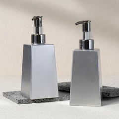 2pcs Plastic Silver Soap Dispenser Rust Proof Pump 2pack 7 Oz
