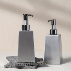 2pcs Plastic Silver Soap Dispenser Rust Proof Pump 2pack 7 Oz