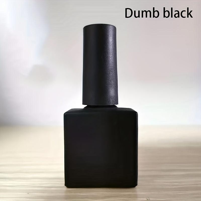 10ML Empty Gel Polish Bottles Square Glass Refillable Fingernail Polish Bottles
