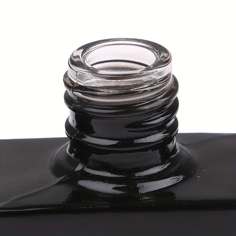 10ML Empty Gel Polish Bottles Square Glass Refillable Fingernail Polish Bottles