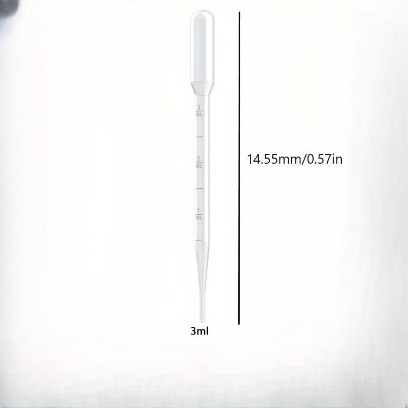 3ml Disposable Plastic Transfer Pipettes 15pc 20pc 100pc Calibrated Dropper