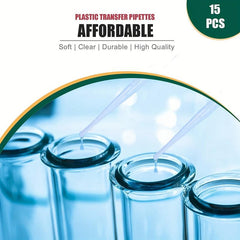 3ml Disposable Plastic Transfer Pipettes 15pc 20pc 100pc Calibrated Dropper