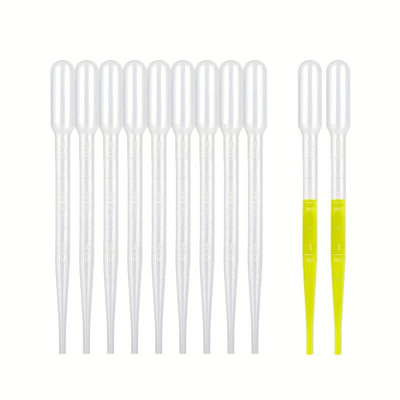 3ml Disposable Plastic Transfer Pipettes 15pc 20pc 100pc Calibrated Dropper