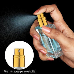 2PCS 30ml Clear Glass Refillable Perfume Bottles