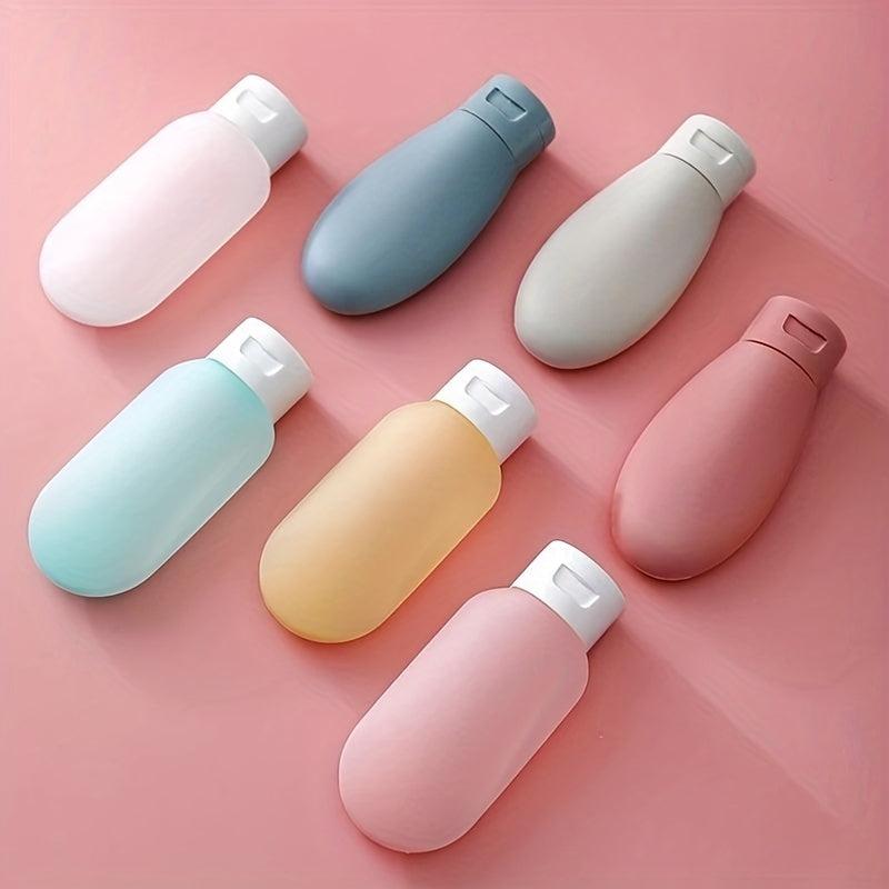 60ml Refillable Squeeze Travel Tubes Leak-Proof Toiletries Containers