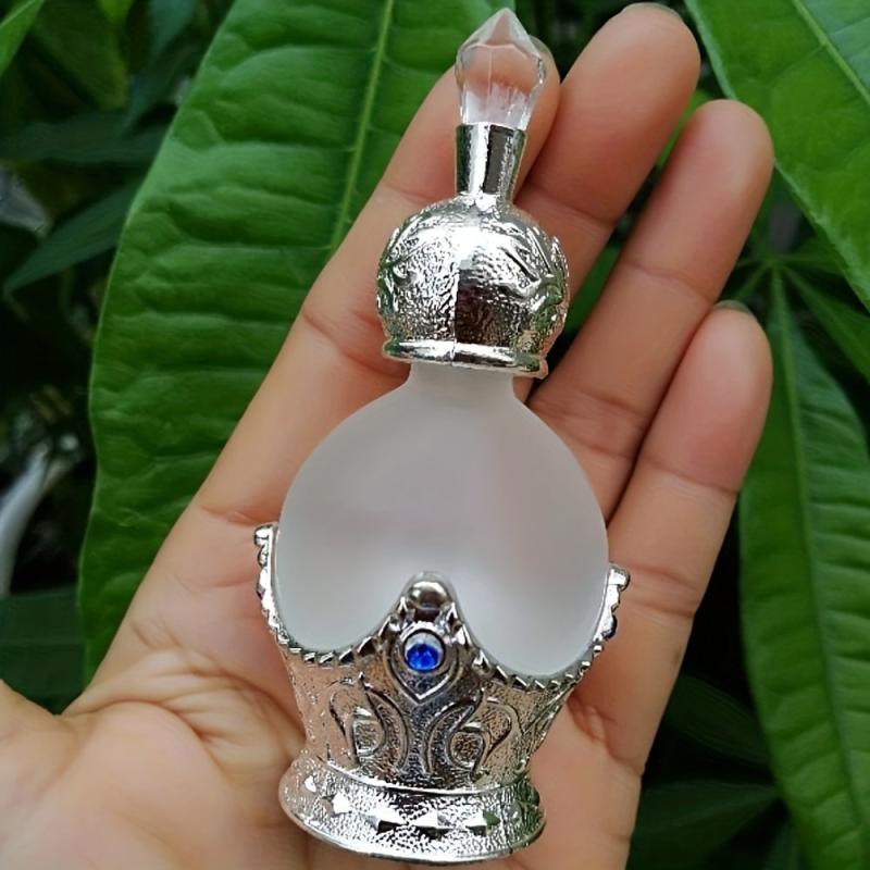 Refillable Crystal Perfume Bottle 15ml Essential Dropper for Home Travel