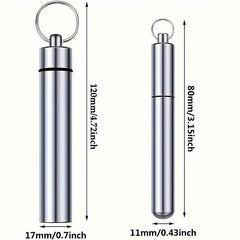Waterproof Aluminum Toothpick Holder for Outdoor Picnics & Camping