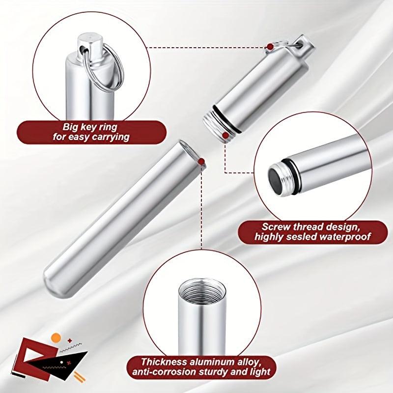 Waterproof Aluminum Toothpick Holder for Outdoor Picnics & Camping