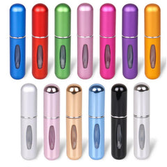 5ml Mini Self Pump Dispensing Bottle Refillable Aluminum