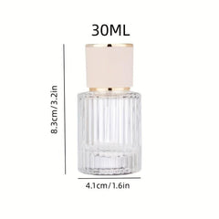 30ml Refillable Clear Glass Perfume Atomizer Bottle for Travel