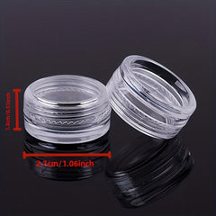 10pcs Clear Makeup Cosmetic Empty Jar Eyeshadow Cream Container