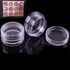 10pcs Clear Makeup Cosmetic Empty Jar Eyeshadow Cream Container