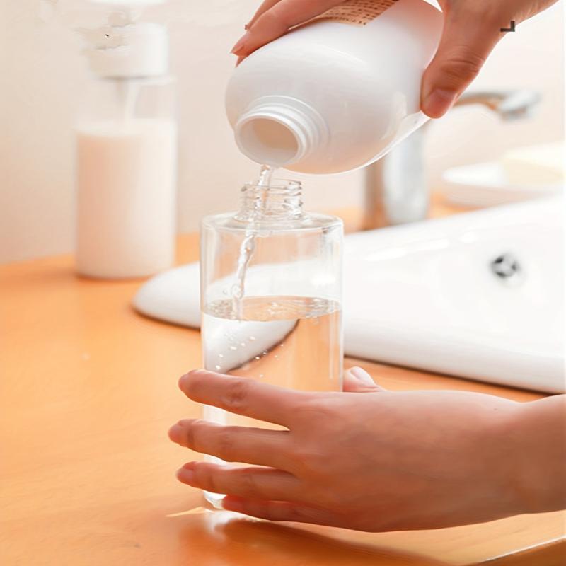 2pcs Clear 300ml Vacuum Pump Dispenser for Nail Polish and Makeup Remover