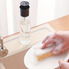 2pcs Clear 300ml Vacuum Pump Dispenser for Nail Polish and Makeup Remover